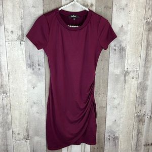 Lulus plum bodycon dress size Small